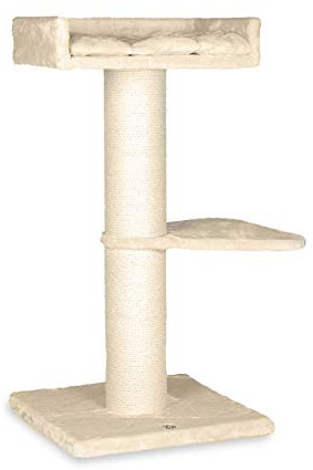 CanadianCat Company | Kratzbaum Barnie | beige | ca. 60 x 75 x 118 cm | Ø 18 cm Sisalstamm XXL, geeignet für große Katzen