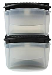 Tupperware Eidgenosse Plus 350 ml schwarz Vorratsdose A140 Vorrat Dose Modular