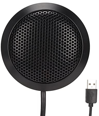 VBESTLIFE USB-Konferenzmikrofon, Tragbares 360°-Tischmikrofon mit Omnidirektionaler Rauschunterdrückung für PC-Computer, Laptops, für Büromeetings, Podcasts, Online-Spiele
