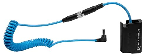 KONDOR BLUE KB_2.1DC_BLK22 Dummy Battery Cable Compatible with Panasonic Lumix GH6, S5II, S5IIX, DC 2.1