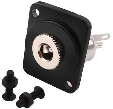 RUNCCI-YUN 5,5 x 2,5 mm Hohlstecker-Panel-Adapter, DC 5,5 x 2,5 mm Buchse auf 2-polige Lötanschluss-Anschluss DC5525 Lötbuchse 30 V 10 A für Überwachungskamera, Set-Top-Box, LED