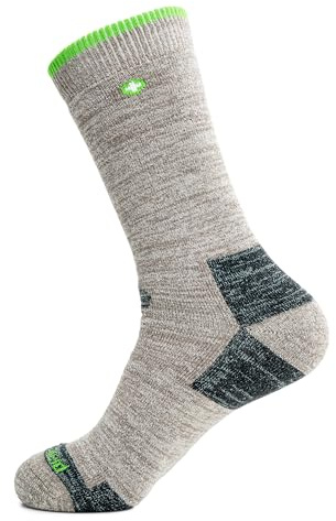 Insect Shield Heavyweight Hiking Socks with Permethrin Bug Repellant - Protective Clothing for Men & Women, Khaki, X-Large
