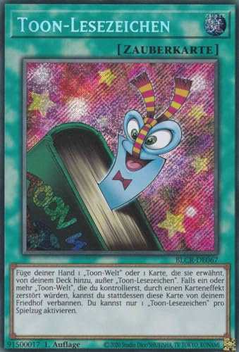 Toon-Lesezeichen Secret Rare BLCR-DE067 - Battles of Legend Crystal Revenge - mit GamersHeaven Cardboard Guard
