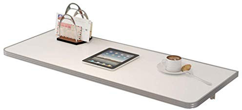 ASerZenith Mesa de Comedor Plegable de Madera montada en la Pared, Mesa de Comedor Plegable para Cocina, Escritorio para computadora, Banco de Trabajo de Espacio pequeño, Mesa para Oficina/lavandería