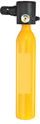 Mini bouteille de plongée 0.5L Mini Bouteille D'oxygène Plongée Enseignement Respiration Sous-marine Équipement De Plongée Respiration Réservoir D'oxygène pour la pêche, la plongée en apnée et le sauv