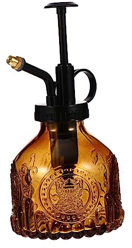 INOOMP Glas Gießflasche Vintage Pump Sprüher Für Pflanzen Zimmer Und Gartenbewässerung Vielseitige Glas Gießkanne Mit Komfortabler Handpumpe