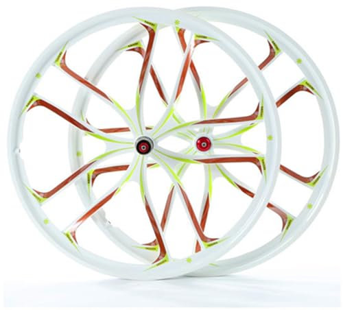ZYJIX MTB-laufrad-laufradsatz – 26-Zoll-vorder- Und Hinterräder, Magnesiumlegierung, Qd-scheibenbremse, 8–11-Gang-hybrid-fahrradfelgen Und Laufradsatz(Color:B)