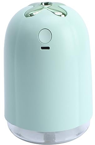 HIAKDOFT 1juego Mini Humidificador Recargable Luz Led Diseño Elegante Para Hogar y Viajes Capacidad y Humedad Para Dormitorios y Oficinas