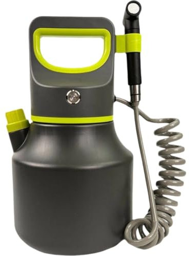 HiyyFloy Botella Pulverizadora a Presión De Mano, 5l, Portátil, Multiusos, Bomba De Jardín, Botella Pulverizadora para Limpiar Flores, Plantas, Lavado De Coches