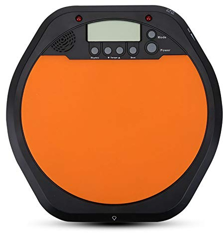Digital Electronic Schlagzeuger Trainingspraxis Pad Metronom mit Kopfhörer -Trainingspademetronomeelektronik -Paddigital -Pad -Metronom -Pad -Fähigkeiten, die Ihre Met Nicht Erhöht