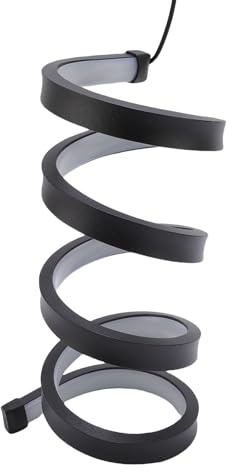 HELEVIA Kreative Spiraltischlampe, Dimmbare 3 Farb -LED -Nachtlampe für Wohnzimmer Im Wohnzimmer Wohnzimmer Dekoration