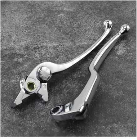 XUXRHMEAN Para Y&AMAHA YZF R1 1999-2003 YZF R6 1999-2004 FZ1 FZS1000 2001-2005 Manetas De Freno Y Embrague Para Motocicleta palanca de embrague y freno para motos(Cromo)