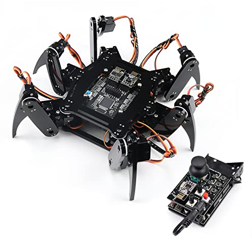 Freenove Hexapod Robot Kit with Remote (Compatible with Arduino IDE), Walking Crawling Twisting, App Remote Control, Servo STEM Project