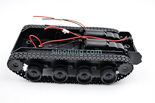 MAKERBUYING mini Smart Robot Tank Car Chassis Kit Rubber Track Crawler Arduino 130 Motor