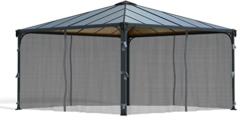 Canopia by Palram Insektenschutznetz für Gartenpavillon Palermo 4.3X2.2 m