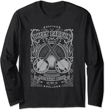 Dolly Parton Mountain Music Long Sleeve T-Shirt
