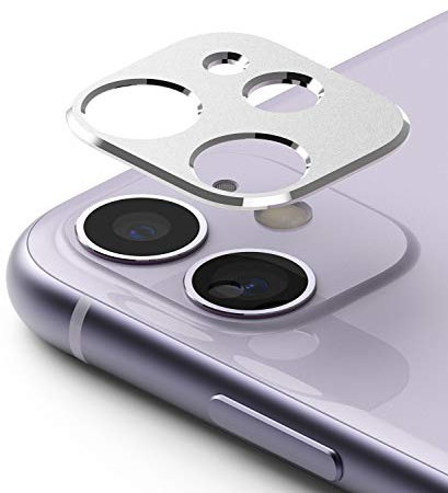Ringke Camera Styling Aluminum Frame Camera Lens Protector Ring Designed for iPhone 11 (2019) - Silver