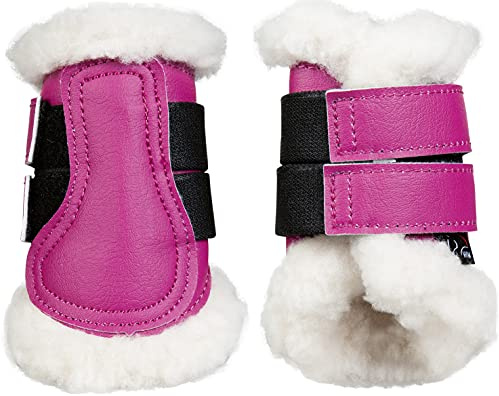 HKM 12734 damasker Comfort, konstläder nallefoder, 1 par, shetty mini shetty
