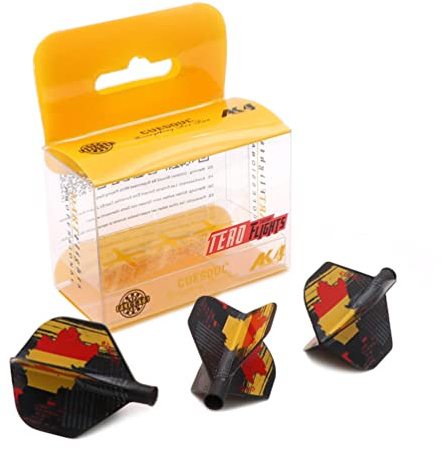 CUESOUL TERO AK4 Dart Flights Standardform mit exquisitem Muster, 3er Set