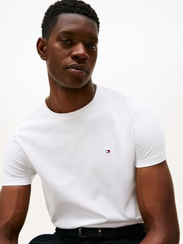 Tommy Hilfiger Herren T-Shirt Kurzarm Core Stretch Slim Fit