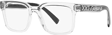 Dolce & Gabbana DG 5101 3133 Crystal Plastic Square Eyeglasses 52mm