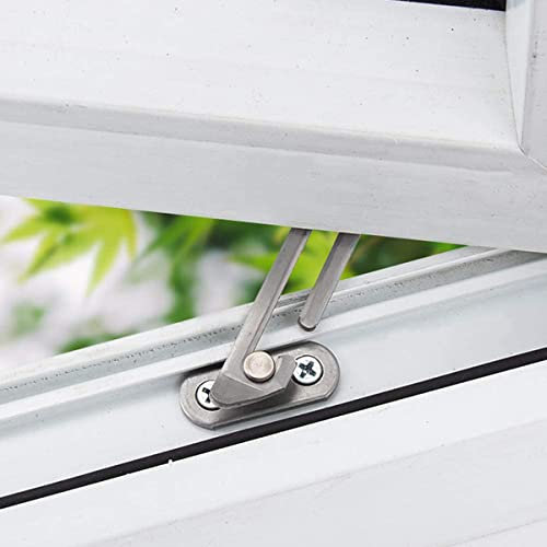 Fensterriegel Kipp-Regler Schiebefensterschlösser Türinnenriegel Edelstahlhaken Flügelstrebenstopper