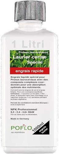 Engrais pour laurier-cerise, laurier Prunus laurocerasus 1000ml