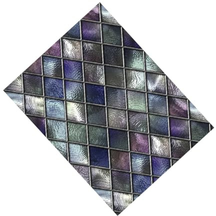 Zerodeko 2piezas Película De Privacidad Para Ventanas Film Decorativo Sin Adhesivo Para Baño Oficina y Hogar Protección Uv y Diseño Brillante