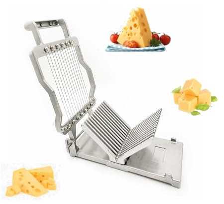 ZBJDX Coupe-Fromage, Diviseur De Beurre en Fil d'acier Inoxydable 304 De Qualité Alimentaire De 2 Cm, Machine À Découper Et À Rayer Le Fromage pour Un Usage Commercial Et Domestique