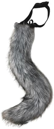 Yeehliny Fuchsschwanz Kunstfell Flauschiger Schwanz | Erwachsene, Kunstpelz, Wolf Fuchs Kostüm, Wolfsschwanz, Halloween Party Kostüm
