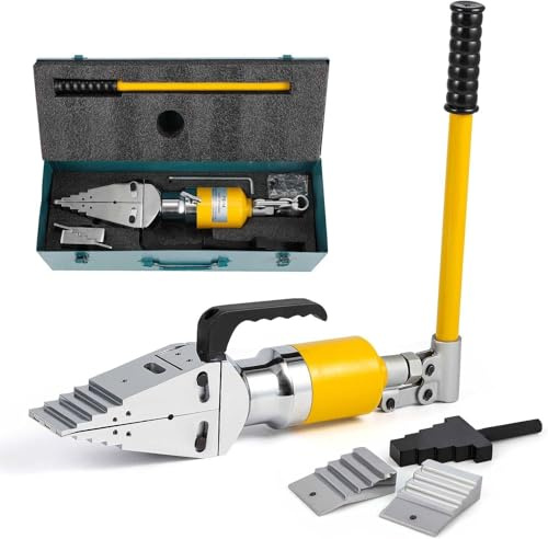 GBHJJ Hydraulic Spreader Tool, Hydraulic Spreader, 10T Integrated Flange Spreader Splitter Manual Hydraulic Flange Spreader, Max Spread 81mm, Fast Oil Return For Pipeline Maintenance