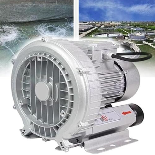 Souffleur à anneau Vortex haute pression, pompe à vide industrielle – Souffleur régénératif, pour soufflage d'air/aspiration dans l'aération des eaux usées, aquarium, bassin à poissons | Modèle