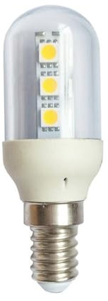 Fengyan Casa Lampadine, Confezione da 50, lampadina a LED a mais AC220V T30 E12/E14/E17 2W luce pendente mini lampada in plastica(White 6500K,E17 220V)