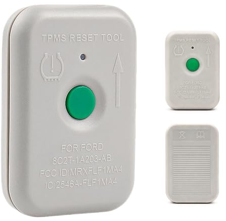 QGH TPMS Reset Tool for Ford Vehicles – Tire Pressure Sensor Relearn Tool TPMS19 – One Button Activation Tool for 2007–2020 Ford Lincoln Mercury Models – Compact Automotive Programming Device