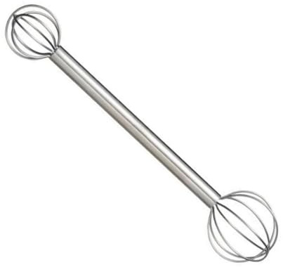 Mini Measuring Whisk - 7.87 Inch Dual Head Ball Whisk for Miso, Sauces & Small Mixing | Ergonomic Handle, Easy Clean Design, Perfect for Home Cooks & Small Portions