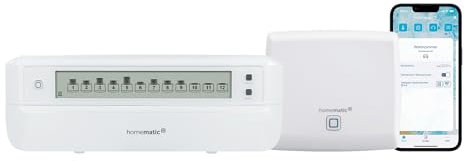 Homematic IP Access Point + Fußbodenheizungscontroller – 12-fach, motorisch, Smart Home, digitale Steuerung der Fußbodenheizung per App, einfache Installation, Heizkosten sparen, stetige Regelung