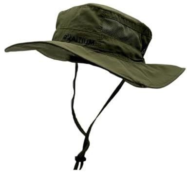 Sonnenhut für Herren, Fischerhut, Boonie-Hut, Herren-Sonnenhut, Safari-Hut, Strandhut, Wanderhut, Herren, Sonnenhüte für Herren, Oliv/Blatt für mich (Leaf It to Me), Einheitsgr��e