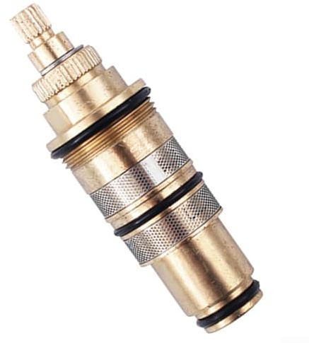 Thermostatic Cartridge, Brass Replacement Thermostatic Valve Core Shower Mixer Tap Shower Valves Bar Repair Kits