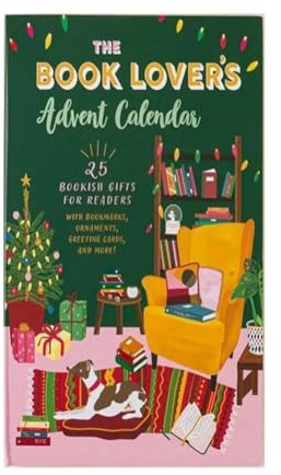 Malloy Calendario de Adviento para Amantes de los Libros Amantes de los Libros de Navidad Calendario de Adviento de Libros Caja Sorpresa