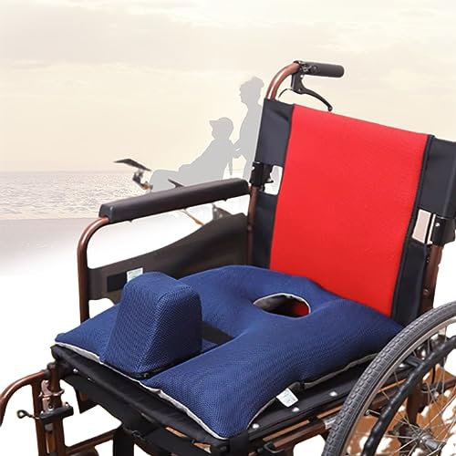Cojín antideslizante para silla de ruedas, cómodo cojín para silla de ruedas y almohadilla para personas mayores discapacitadas, almohadilla de asiento antiúlceras