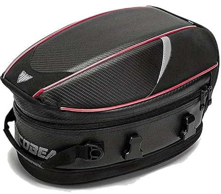 Hecktasche Motorrad für Honda CB125R CB300R CB400X CB650R CB500F CB500X, Wasserdichte Motorrad Hecktasche große Kapazität Erweiterbare Satteltasche Gepäckträgertasche Seite Pannier Schwanz Tasche