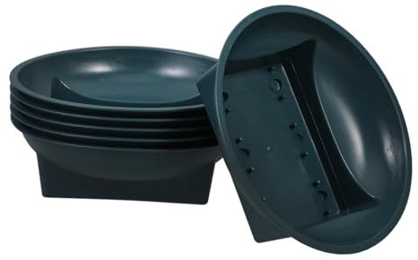 Sosoport 6- Jardinière Extérieure en PP Résistant Aux Intempéries pour Jardin Cimetière Décoration De Jardin