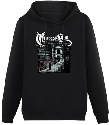 BARLOTUS Cypress Hill Temples of Boom Men's Hoodies Graphic Pullover Sweatshirts Unisex Black Printed Hooded 3XL