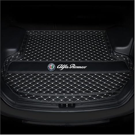 YIBAJIO Auto Tappetino per Bagagliaio, per Alfa Romeo Tonale 965 2022-2023 (Upper Deck) Antiscivolo Impermeabile Tappeto Baule Fodera Bagagli Interni Accessori,C