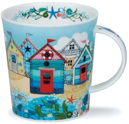 Dunoon Lomond High Tide Beach Hut Mug en porcelaine anglaise