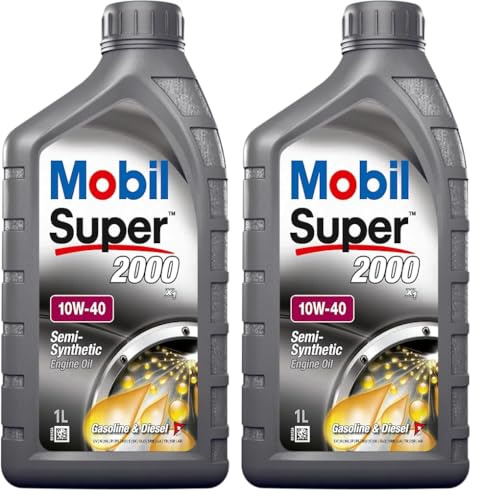Mobil Super 2000 X1 10W-40, 1L (Packung mit 2)