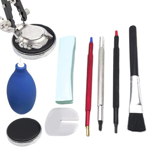 Watch Link Removal Kit, 8-Piece Watch Screwdriver Set, Precision Repair Tools, Compact Jewelry Cleaning Kits, For Beginners, Professionals 3.46x1.65 Inches, Home, Family, And Gift Use