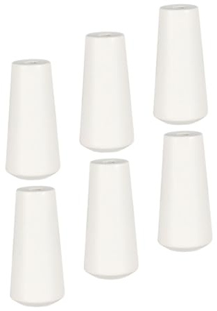 NUOBESTY Borlas De Cordón para Persianas De Madera Beige Claras, 6 Piezas, Accesorio De Repuesto Minimalista, Resistentes y Suaves, para Salón y Dormitorio, Pomo Colgante Sencillo