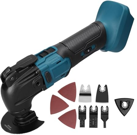 Utensile Multifunzione Oscillante For La Lavorazione Del Legno Motore Brushless Macchina Da Taglio Elettrica A 6 Velocità Con Pala For Rifinitura Altalena Flessibile