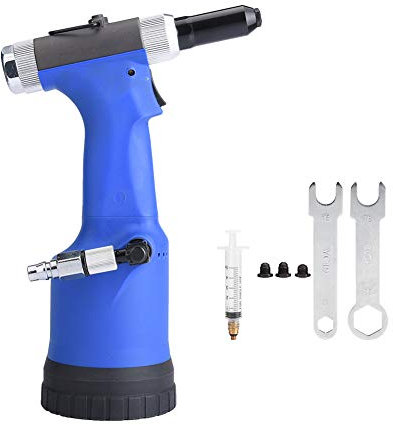 KP-708/708X Pistolet à Rivets Aveugles Pneumatiques, Kit de Riveteuse Pneumatique Pistolet à Rivets Aveugles, Pince à Riveter pour Rivets 3,2mm/ 4,0mm /4,8mm /6,4 mm (KP-708)